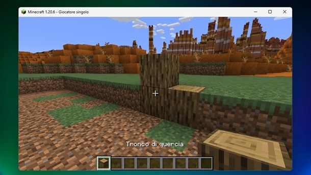 Tronco di quercia Minecraft