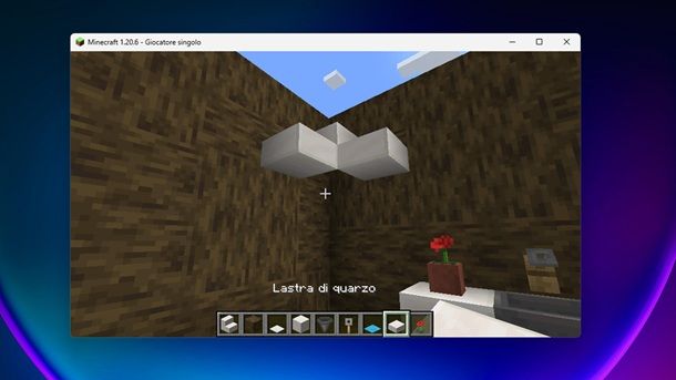 Lastra di quarzo Minecraft