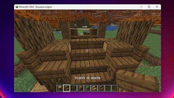 Scalini ponte Minecraft