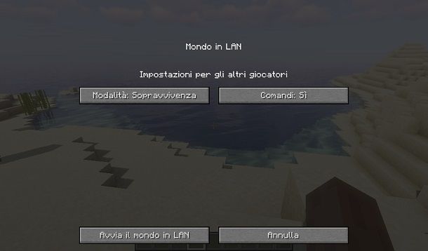 Abilitare i comandi su Minecraft