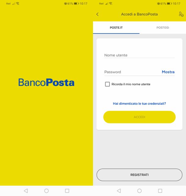 App BancoPosta