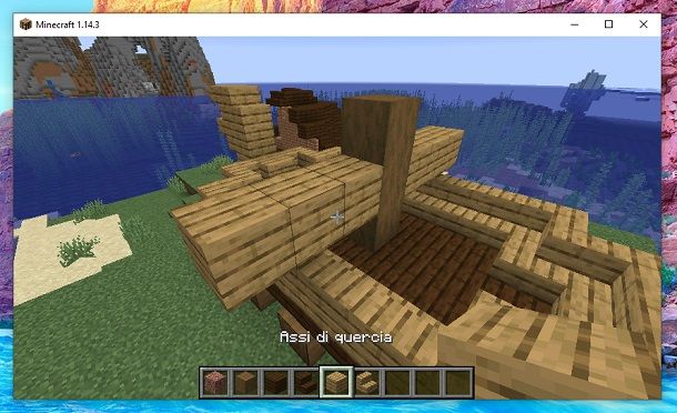 Assi di quercia albero maestro minecraft