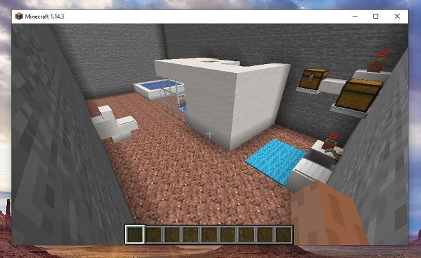 Bagno finito Minecraft