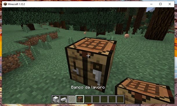 Banco da lavoro Minecraft