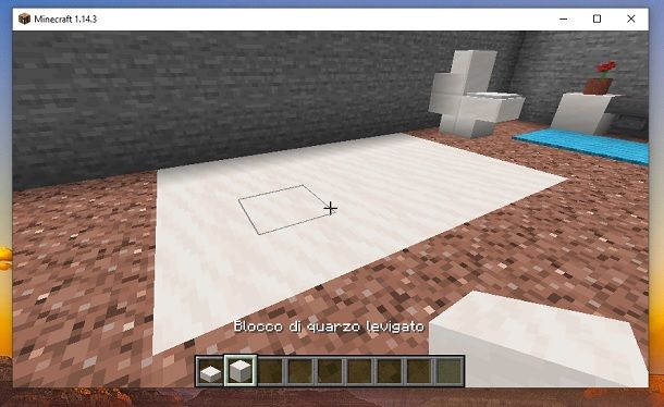 Base doccia Minecraft