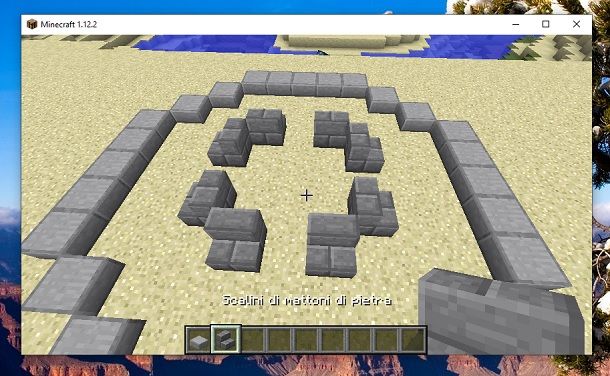 Base scalini fontana Minecraft