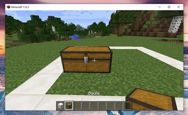 Baule Minecraft