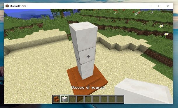 Blocco di quarzo Minecraft