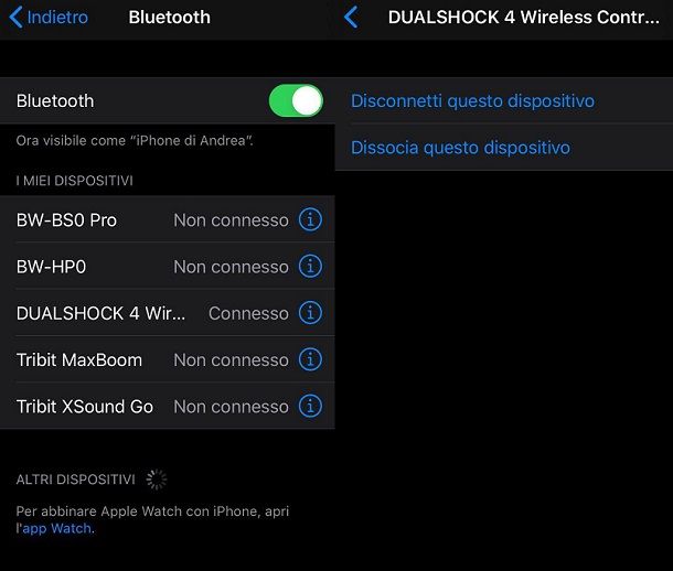 Bluetooth DualShock 4 iPhone