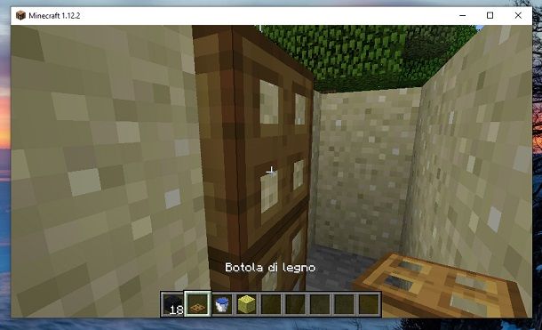 Botola di legno 2 Minecraft