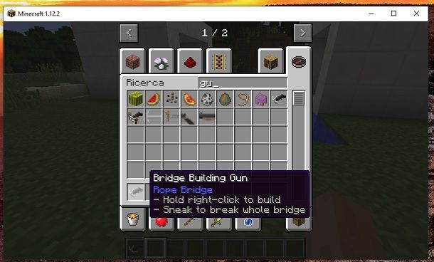 Bridge Building Gun Minecraft