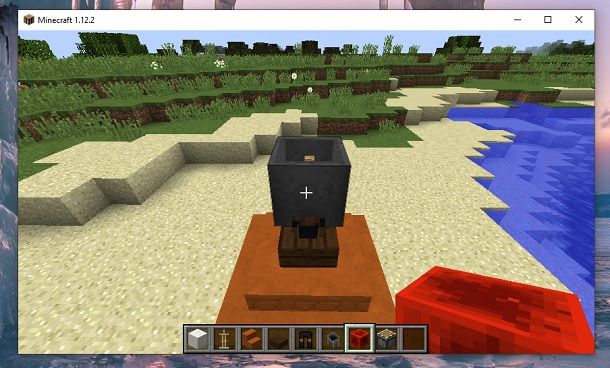 Calderone incastrato Minecraft