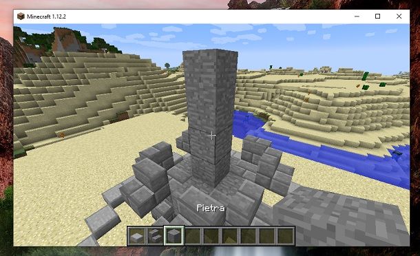 Colonna Pietra Minecraft