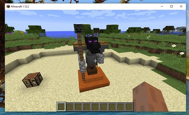 Come creare una statua di drago su Minecraft