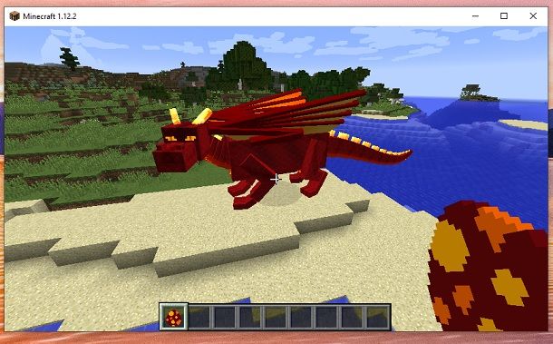 Come fare schiudere uovo di drago Minecraft