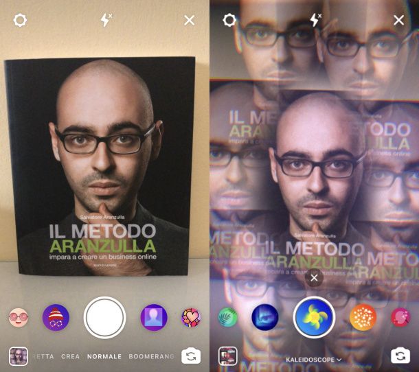 Come mettere filtri storie Instagram su foto