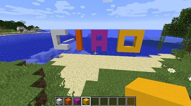 Creare calcestruzzo Minecraft