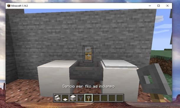 Gancio per filo a inciampo Minecraft