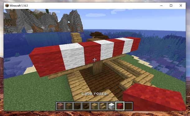 Lana rossa Minecraft