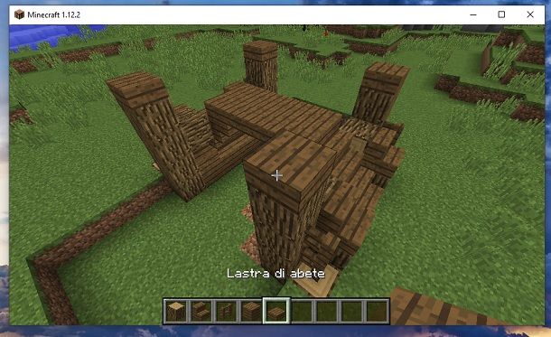 Lastra di abete alto Minecraft