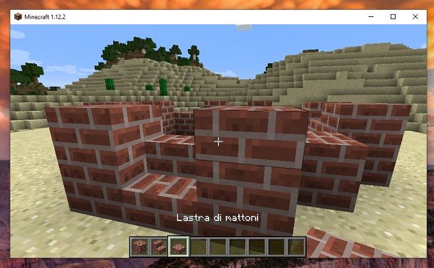 Lastra di mattoni Minecraft