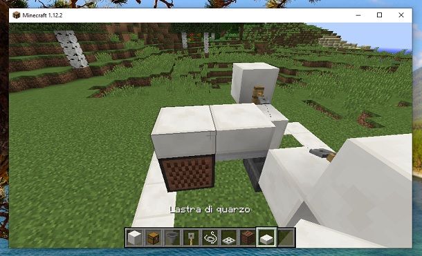 Lastra di quarzo Minecraft