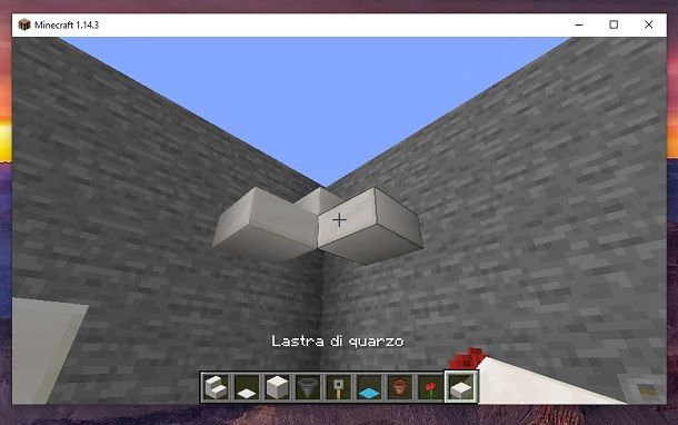 Lastra di quarzo Minecraft