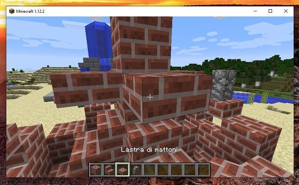 Lastra mattoni alto Minecraft