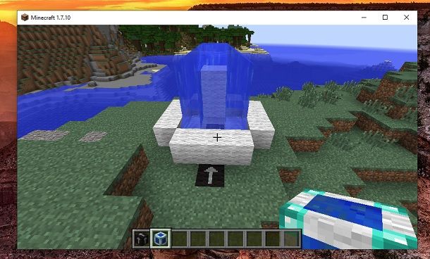 Mod fontana Minecraft