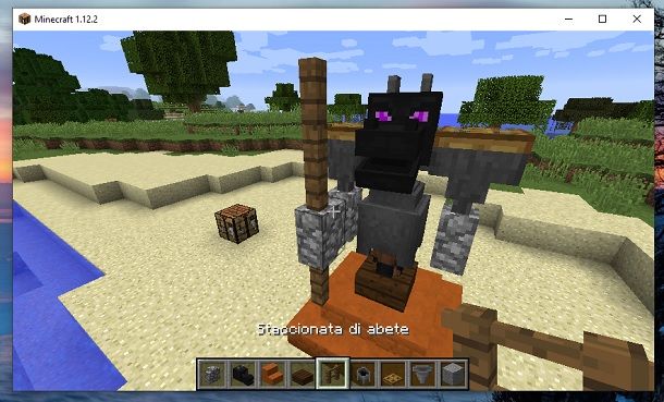 Muretto e staccionata di abete Minecraft