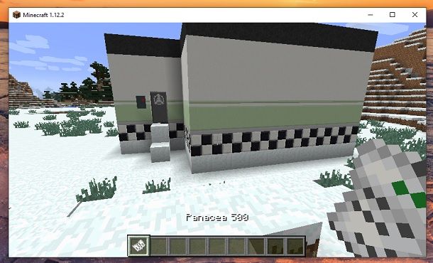 Panacea 500 e blocchi sostegno Minecraft