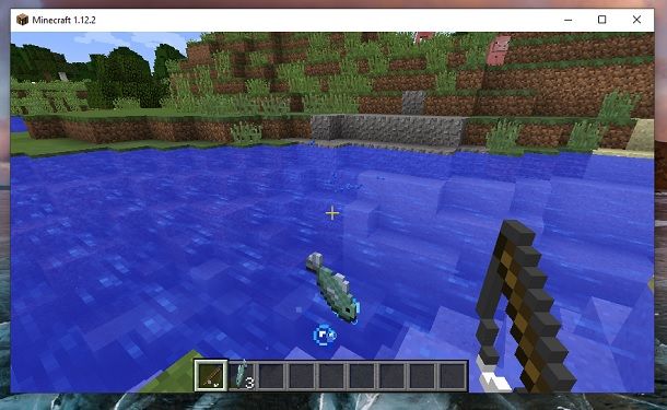 Pesca automatica Minecraft