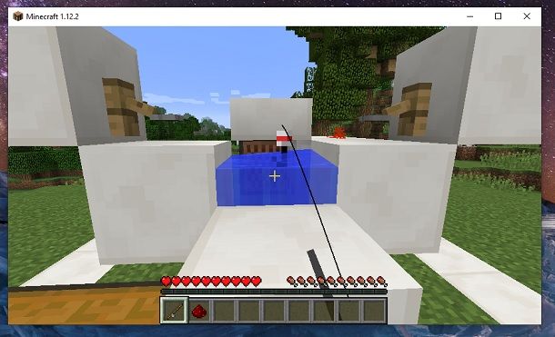 minecraft farm di pesca