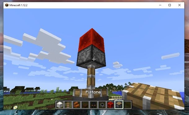 Pistone Minecraft