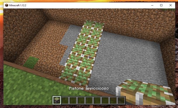 Pistone appiccicoso Minecraft