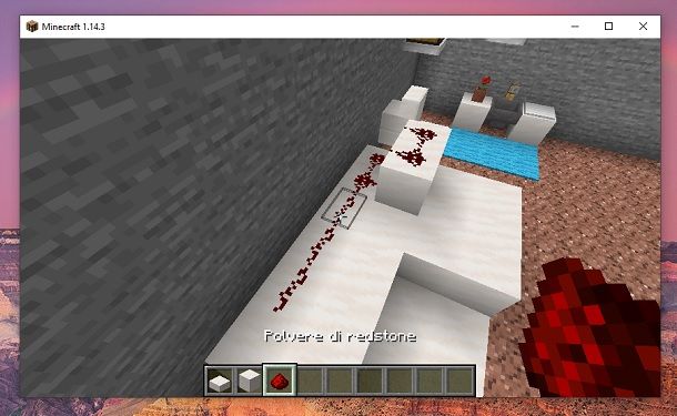 Polvere di redstone Minecraft