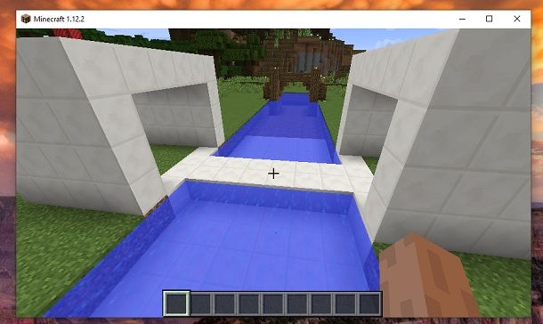 Ponte automatico finito Minecraft