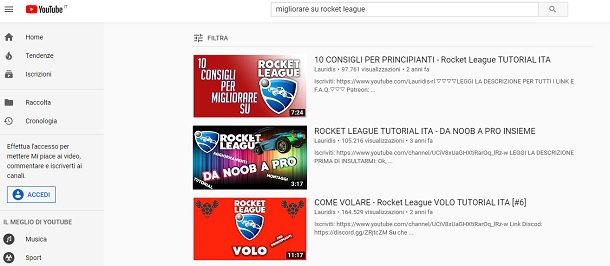 Professionisti Rocket League