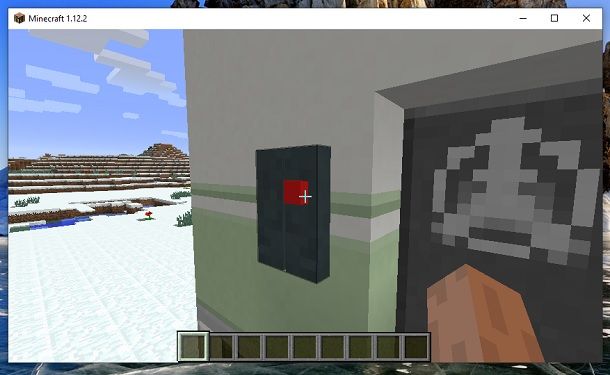 Pulsante rosso SCP Minecraft