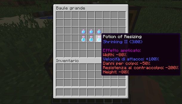 Resizing Potion