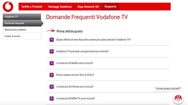 Vodafone Tv