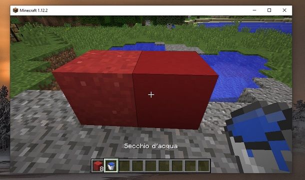 Secchio d'acqua Minecraft