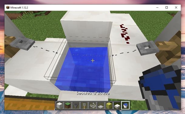 Secchio d'acqua Minecraft