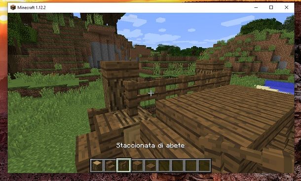 Staccionata di abete alto Minecraft