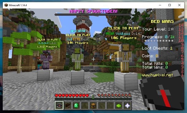 Tipologie di BedWars Minecraft