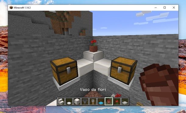 Vaso da fiori Minecraft