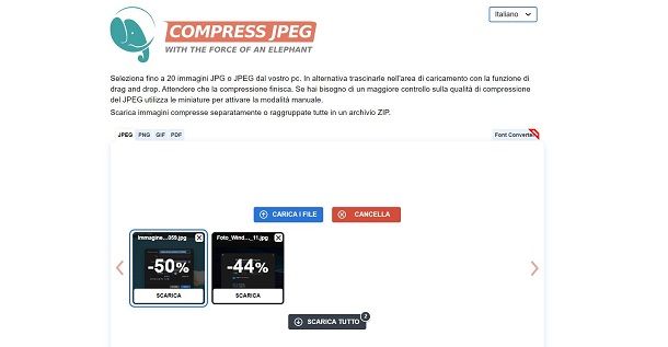 Compress JPEG