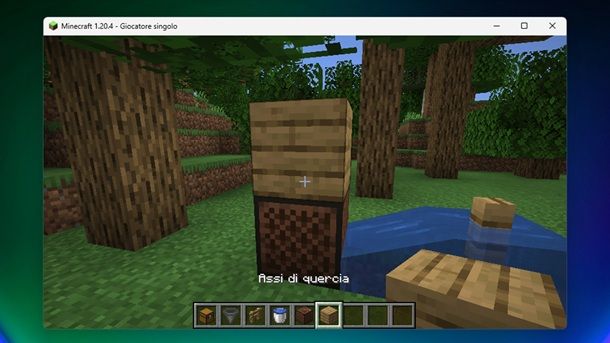 Assi di quercia Minecraft