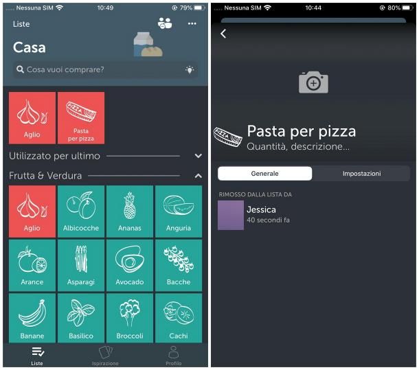 App per fare lista della spesa