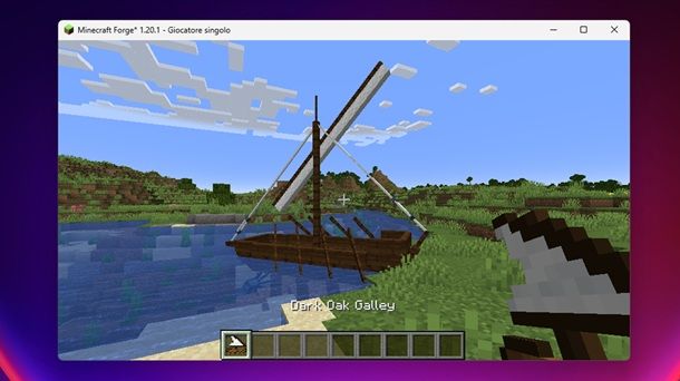 Dark Oak Galley Minecraft